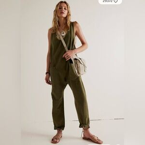Olive Green Women's Jumpsuit